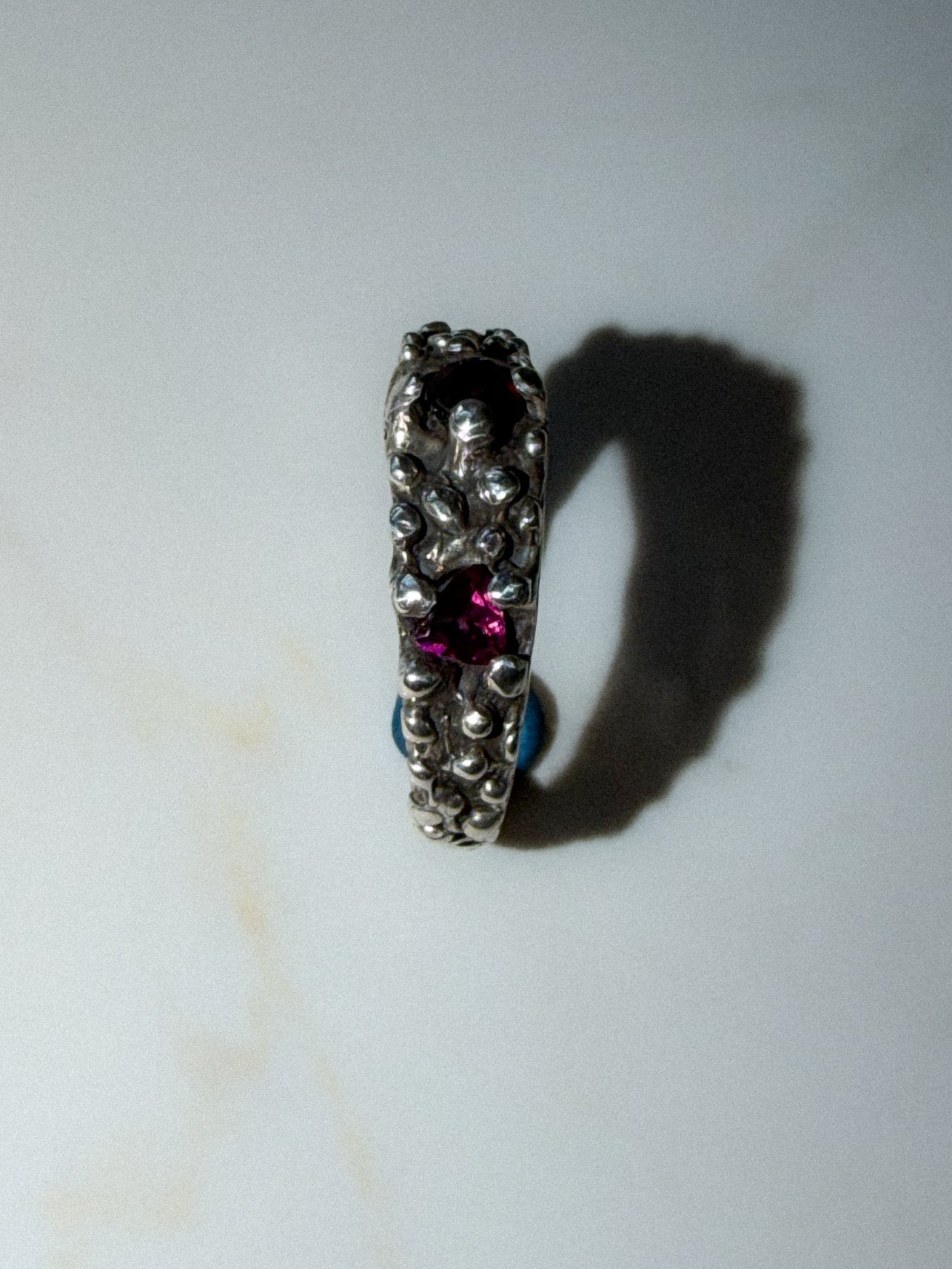 Garnet & Ash Ring