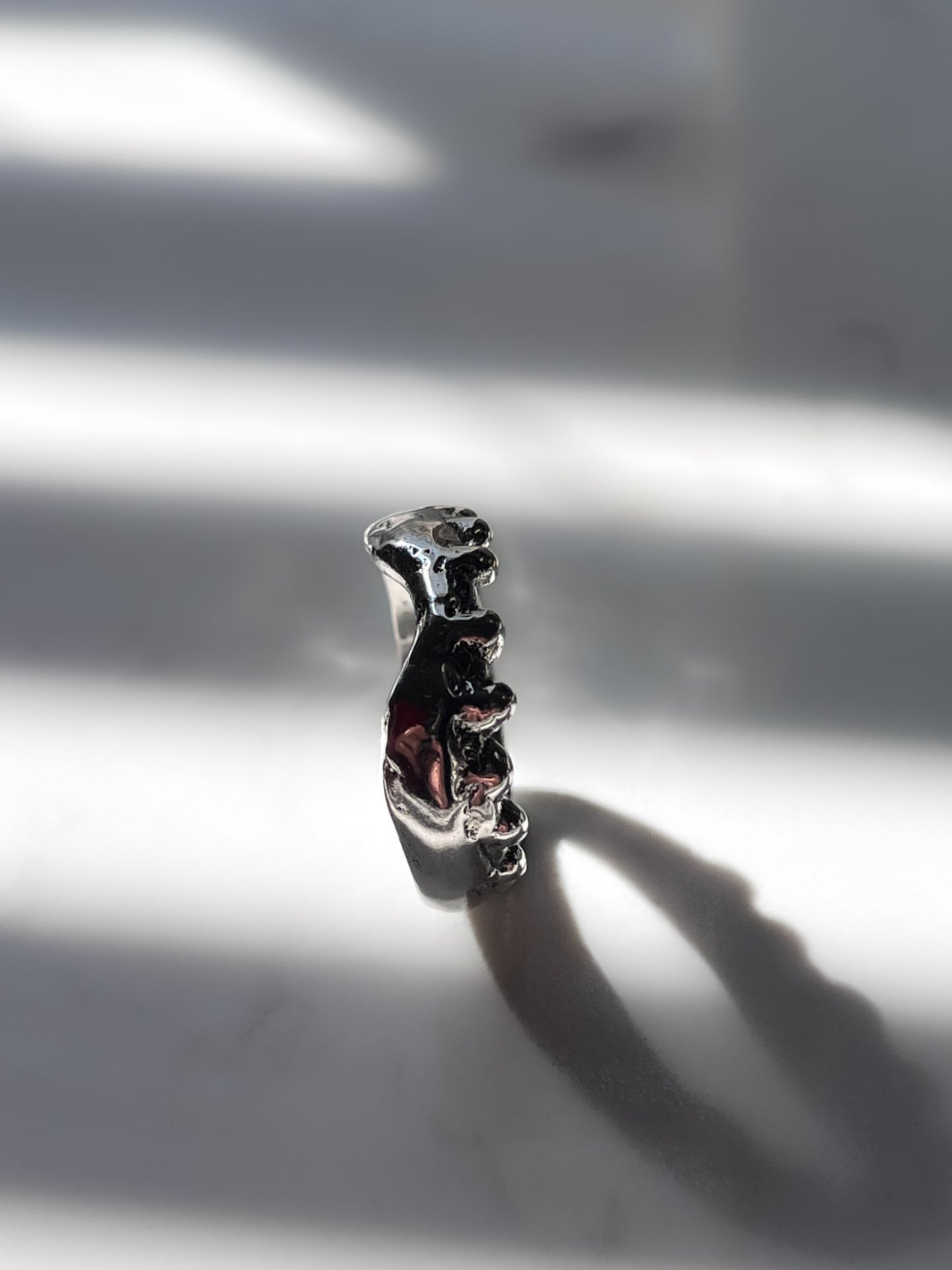Crown Ring - Handmade Sterling Silver Statement ring, Unisex