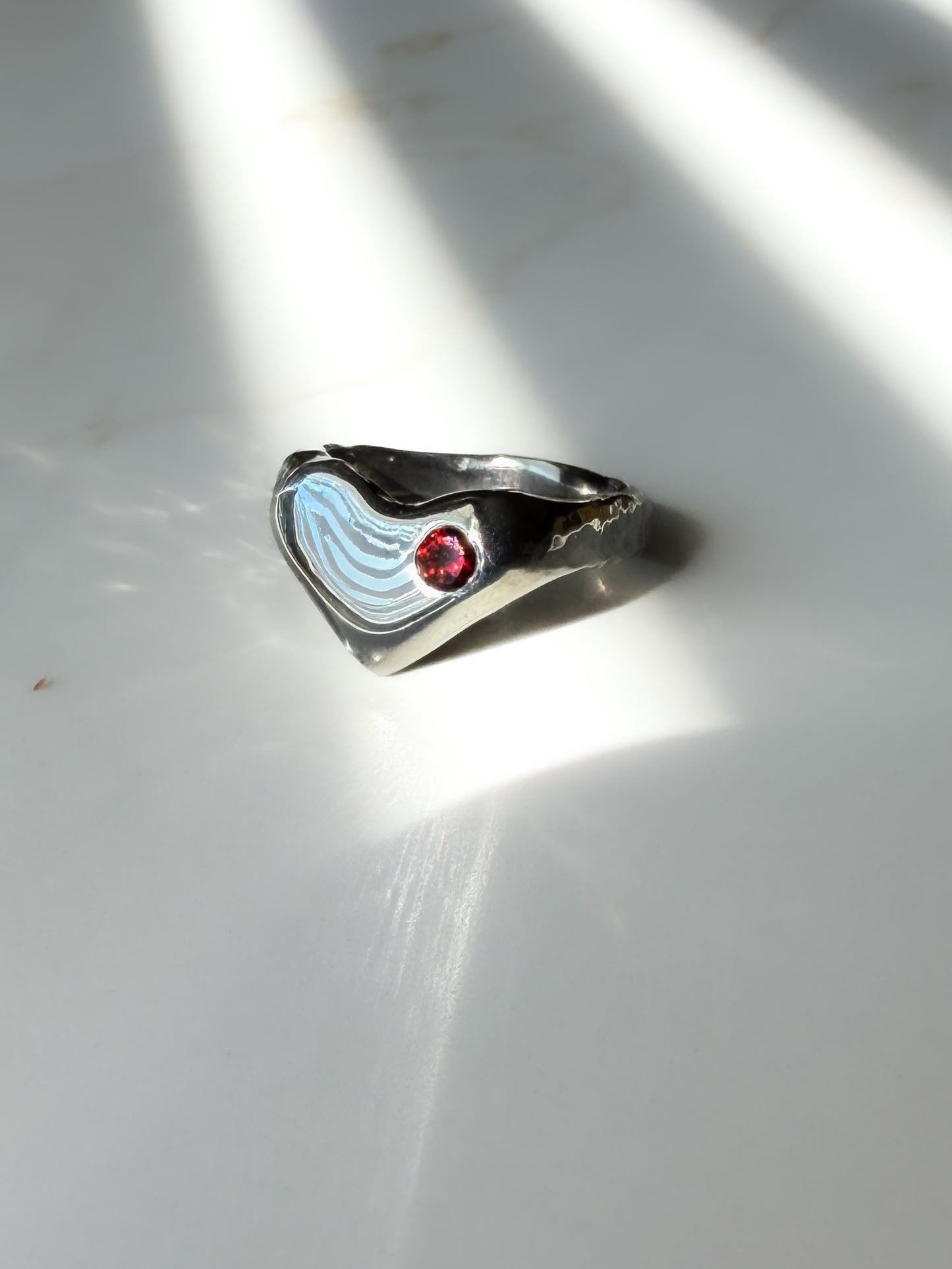 I Heart U Signet Ring