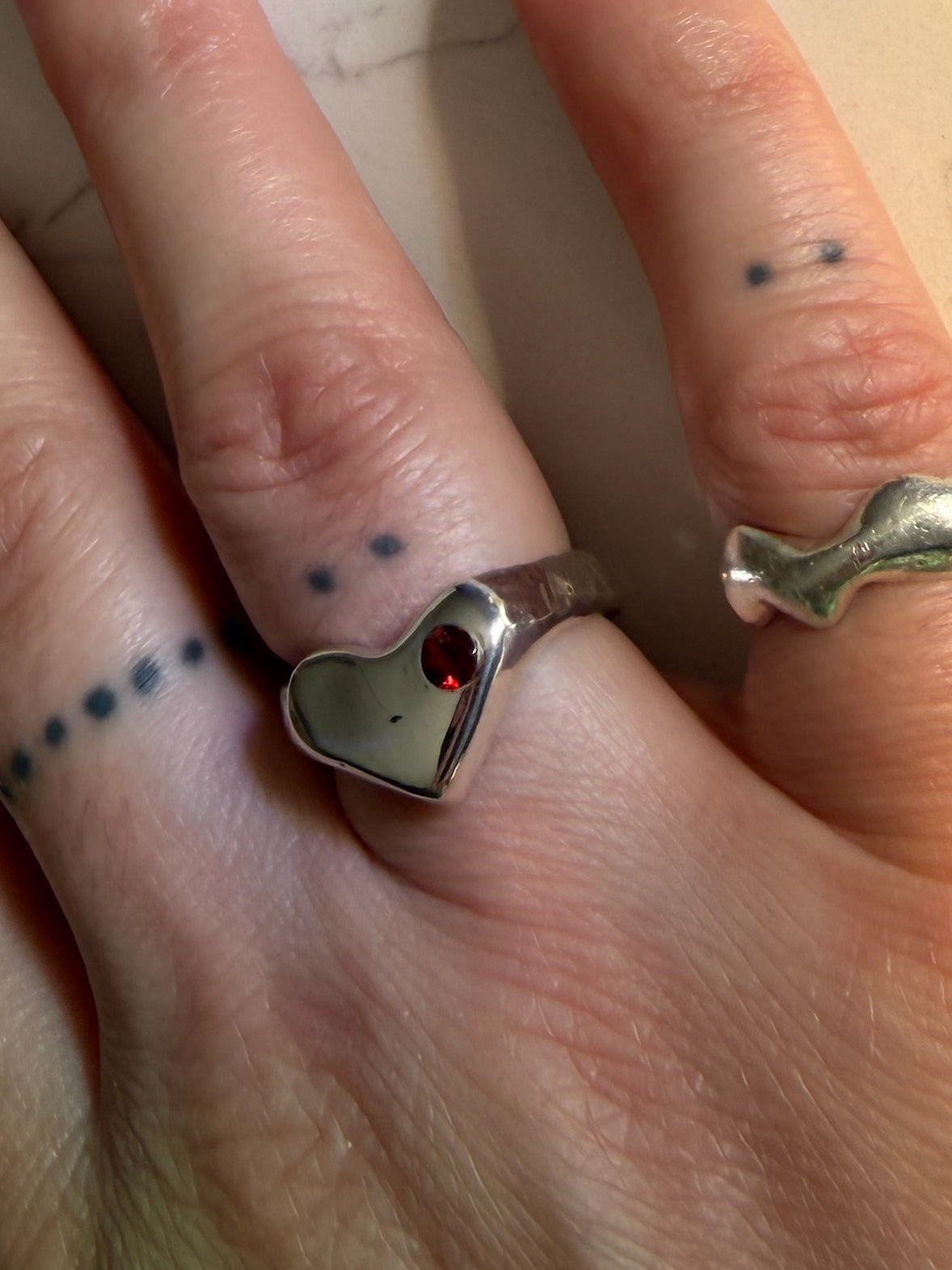 I Heart U Signet Ring