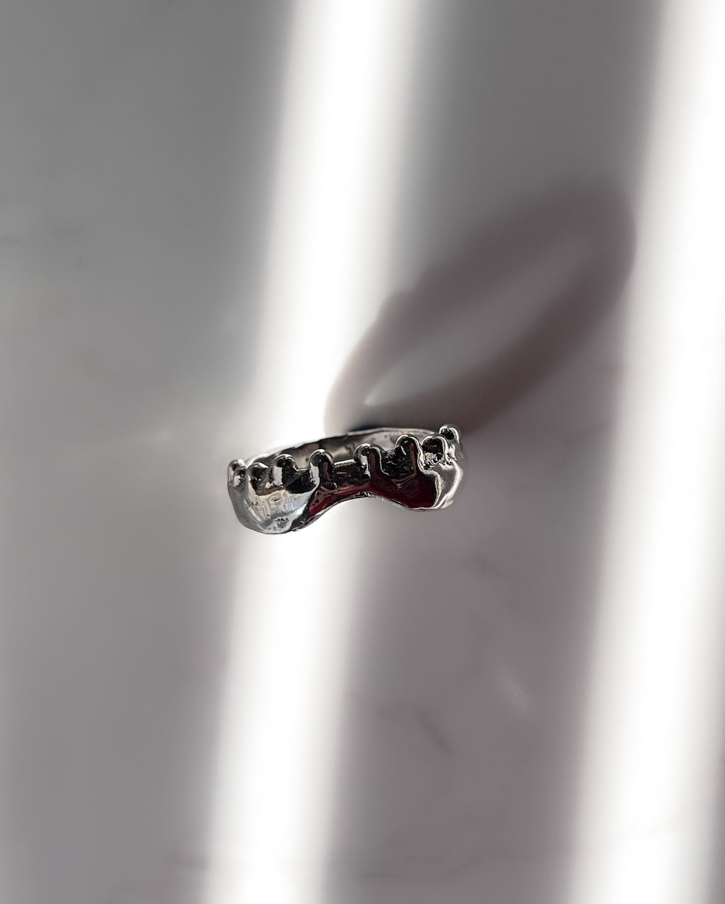 Crown Ring - Handmade Sterling Silver Statement ring, Unisex