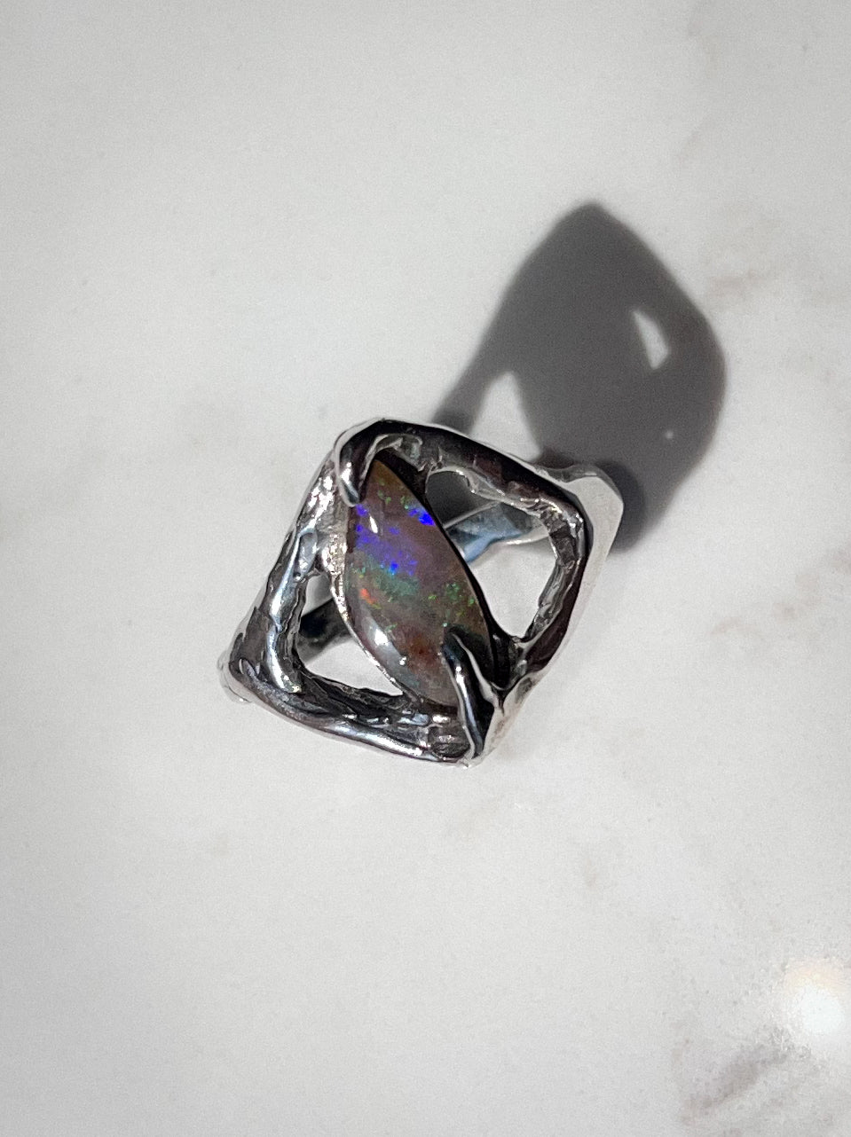 Birds Eye View of Opal Ring