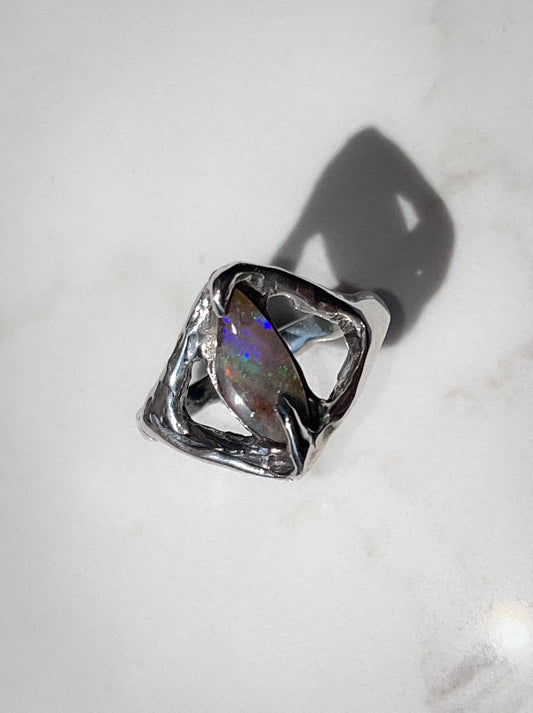 Birds Eye View of Opal Ring