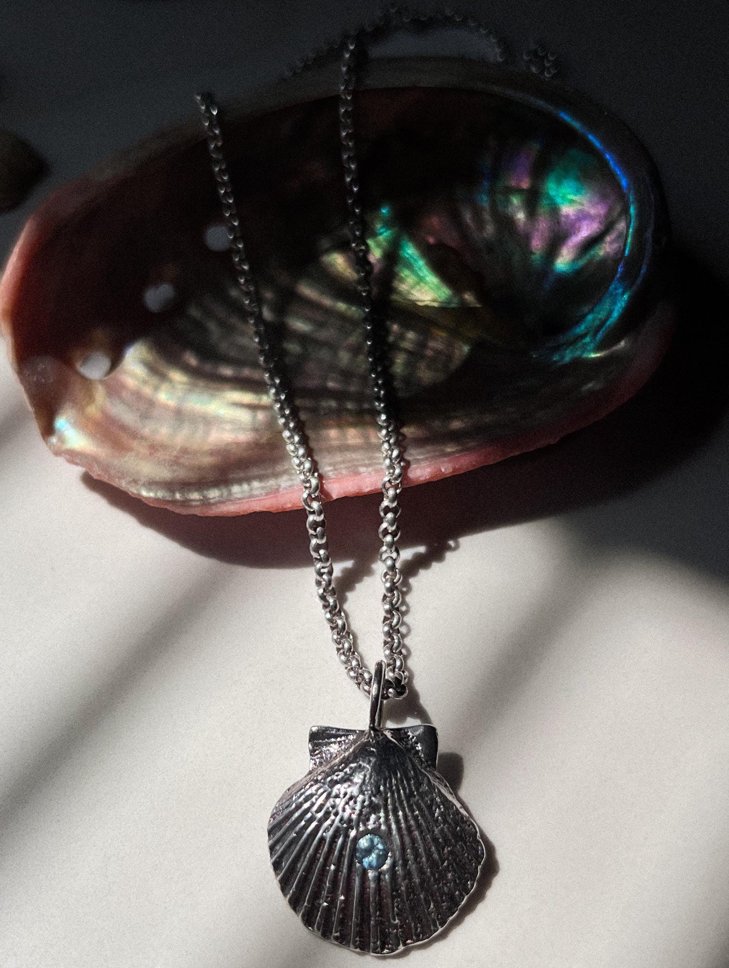 Fan Shell Pedant Charm